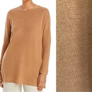 Eileen Fisher Merino Wool Tunic Sweater